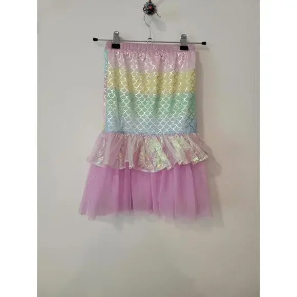 Cat & Jack Girls' Mermaid Skirt 4T - Picture 2 of 3